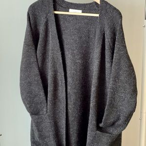 Women Loose Fit Cardigan with Pockets